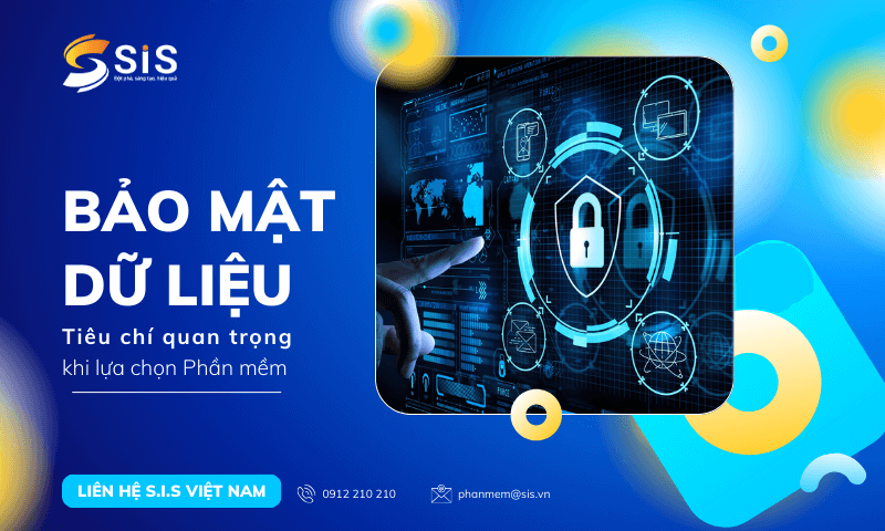 Vấn đề bảo mật dữ liệu thường được đề cập đầu tiên khi sử dụng phần mềm.