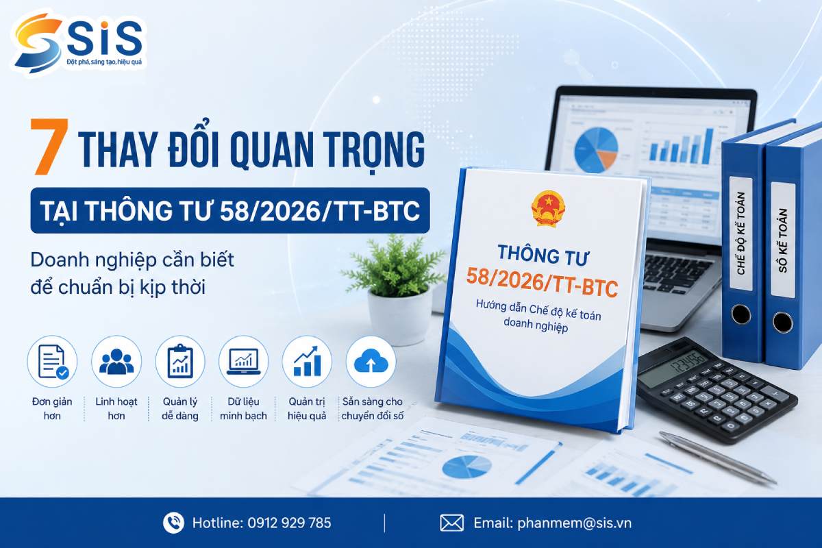 7 thay đổi quan trọng nhất trong Thông tư 58/2026/TT-BTC mà doanh nghiệp cần biết