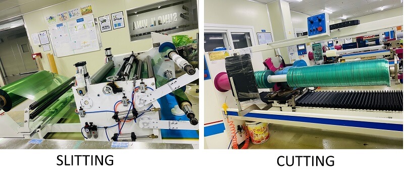 Các hình thức gia công băng dính của SUNG IL