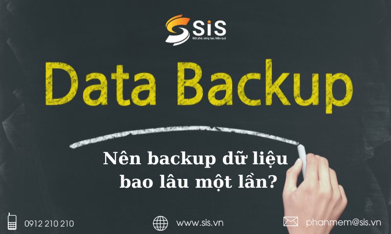 Nên sao lưu dữ liệu bao lâu một lần?