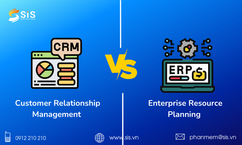 Ph&acirc;n biệt kh&aacute;i niệm giữa CRM v&agrave; ERP