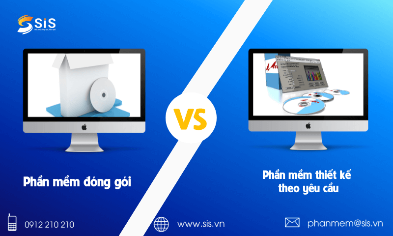 Sự kh&aacute;c biệt giữa phần mềm đ&oacute;ng g&oacute;i v&agrave; phần mềm thiết kế theo y&ecirc;u cầu