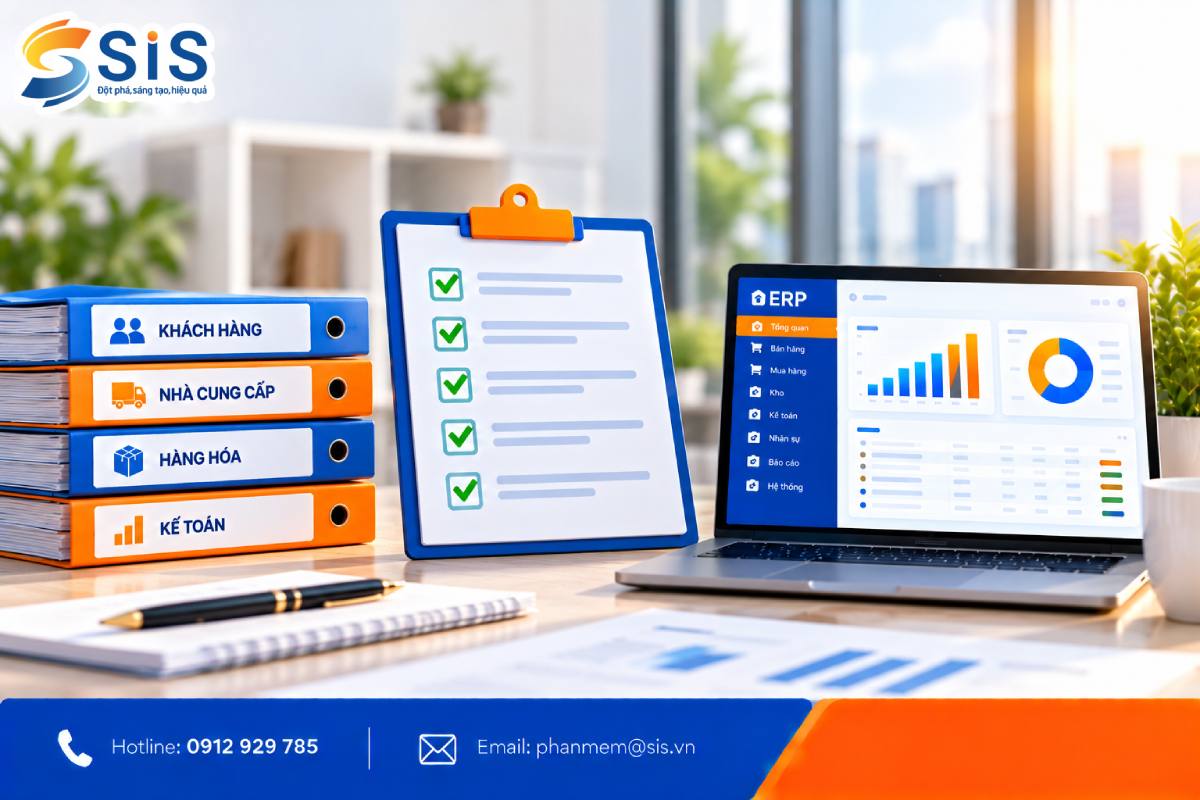 Chuẩn bị dữ liệu ERP: Checklist và quy trình thực hiện