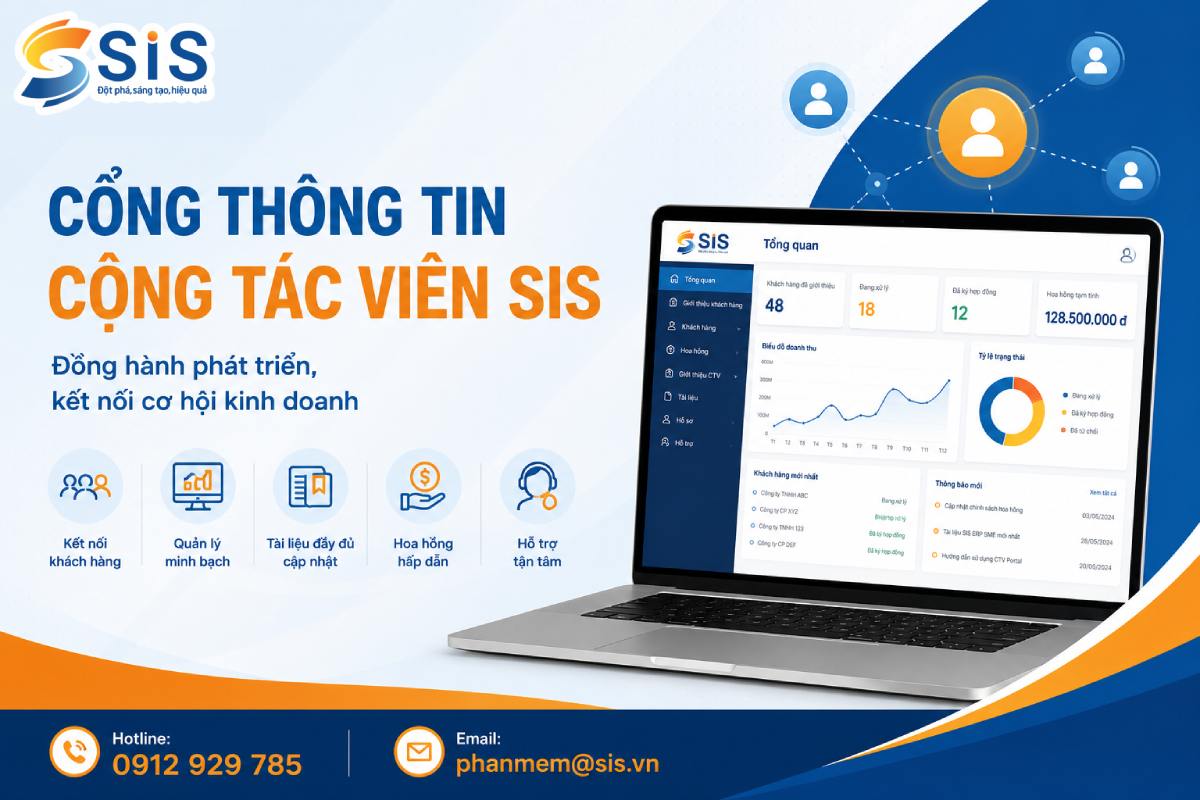 Cổng thông tin Cộng tác viên SIS – Đồng hành phát triển, kết nối cơ hội kinh doanh