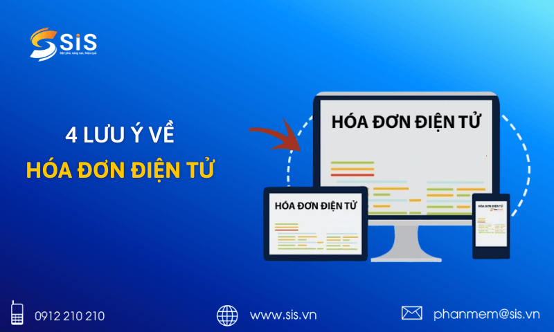 4 lưu ý về hóa đơn điện tử theo quy định mới