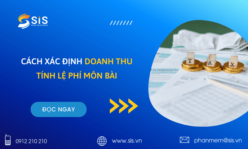 Cách xác định doanh thu tính lệ phí môn bài