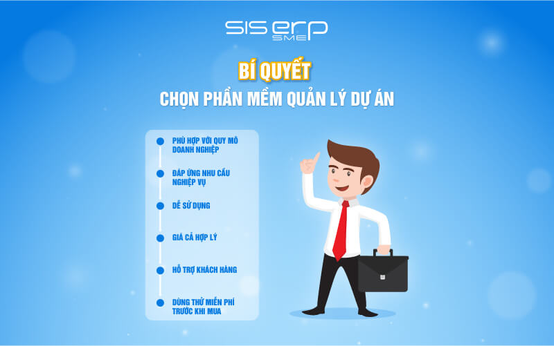 cách chọn phần mềm quản lý dự án