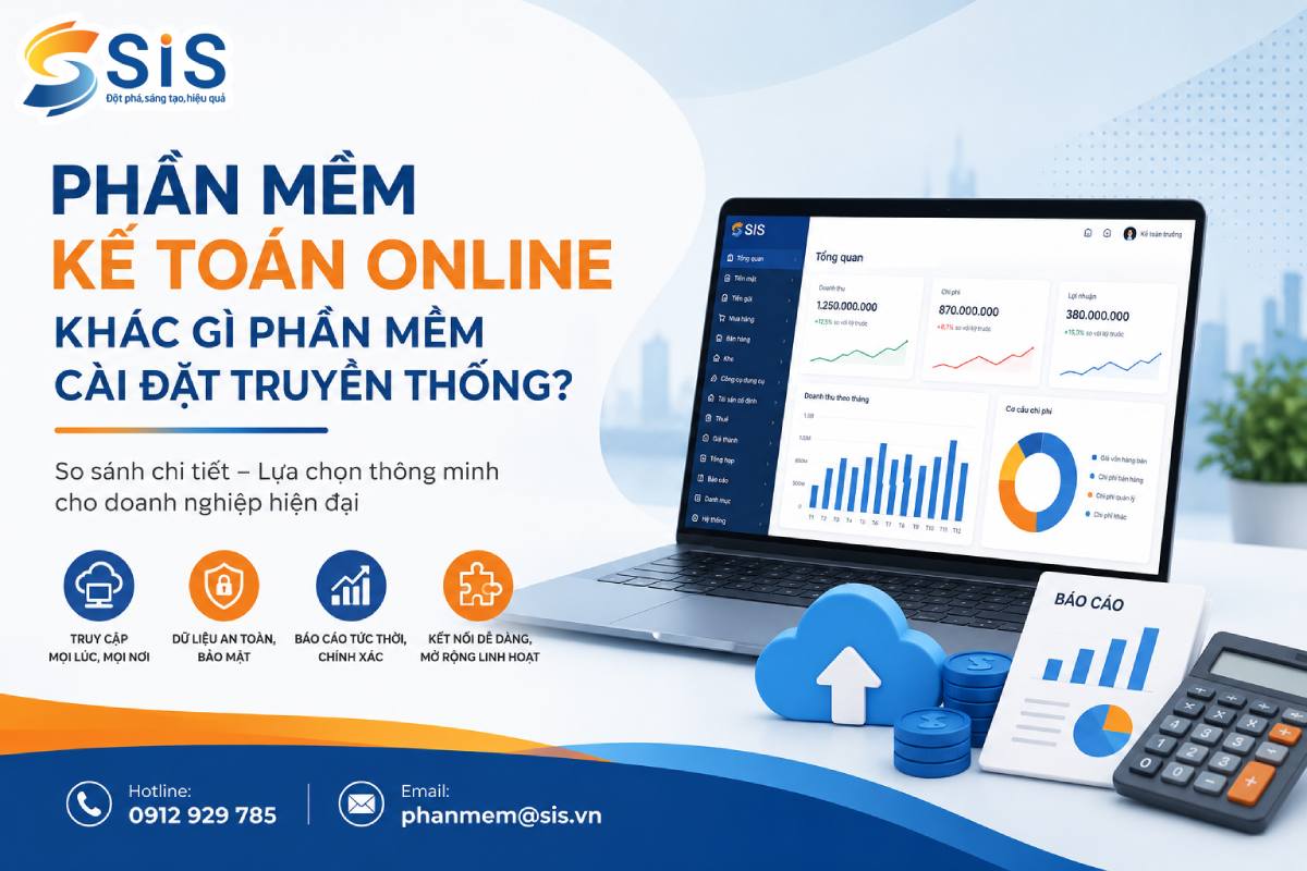 Phần mềm kế toán online khác gì phần mềm cài đặt truyền thống?