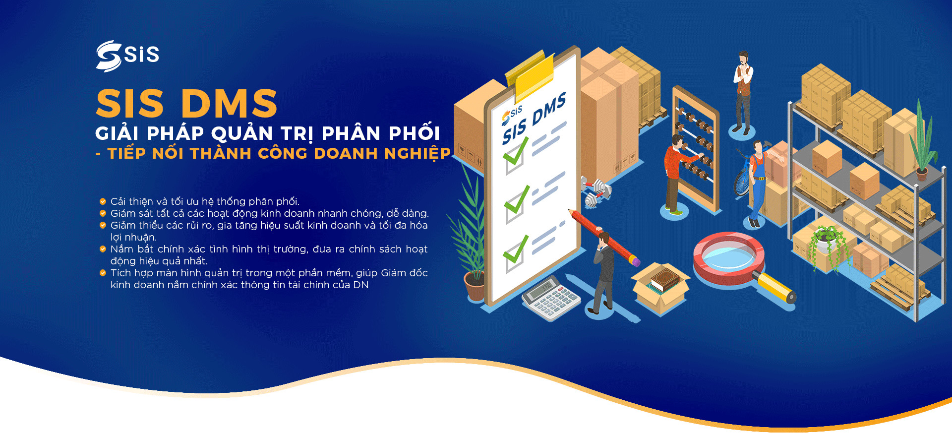 SIS DMS - Phần mềm Quản lý Hệ thống phân phối